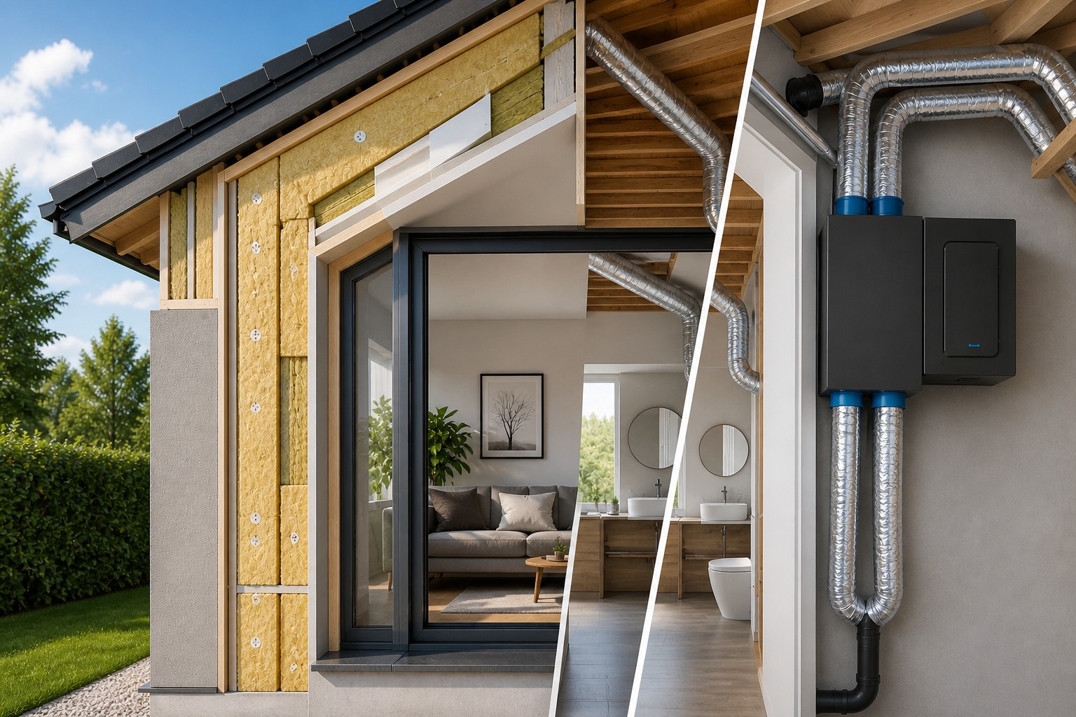 Maison contemporaine après rénovation énergétique globale